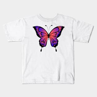 Often butterfly-orange purple Kids T-Shirt